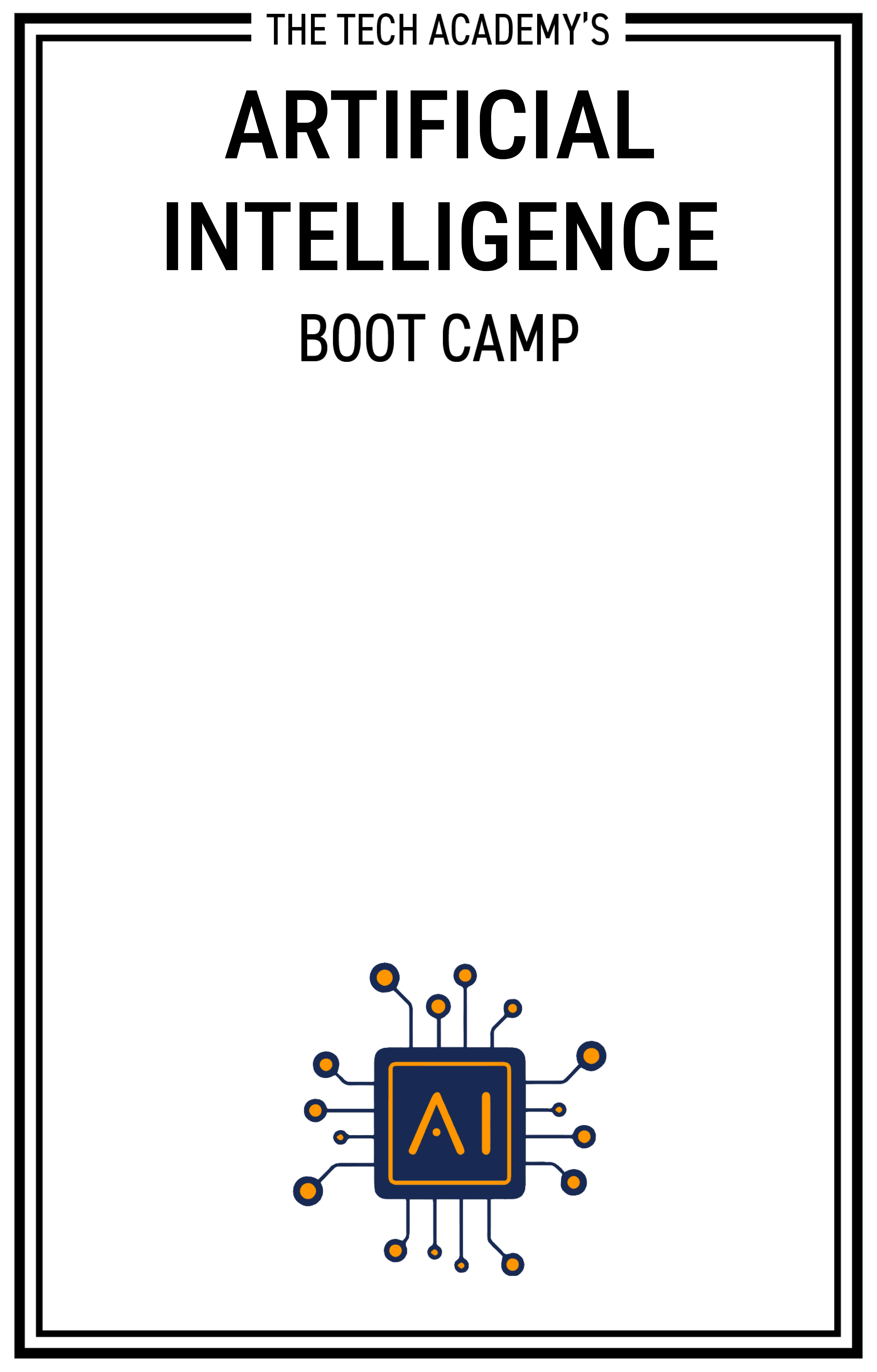 The Tech Academy Artificial Intelligence Boot Camp logo for online, Portland, Oregon
