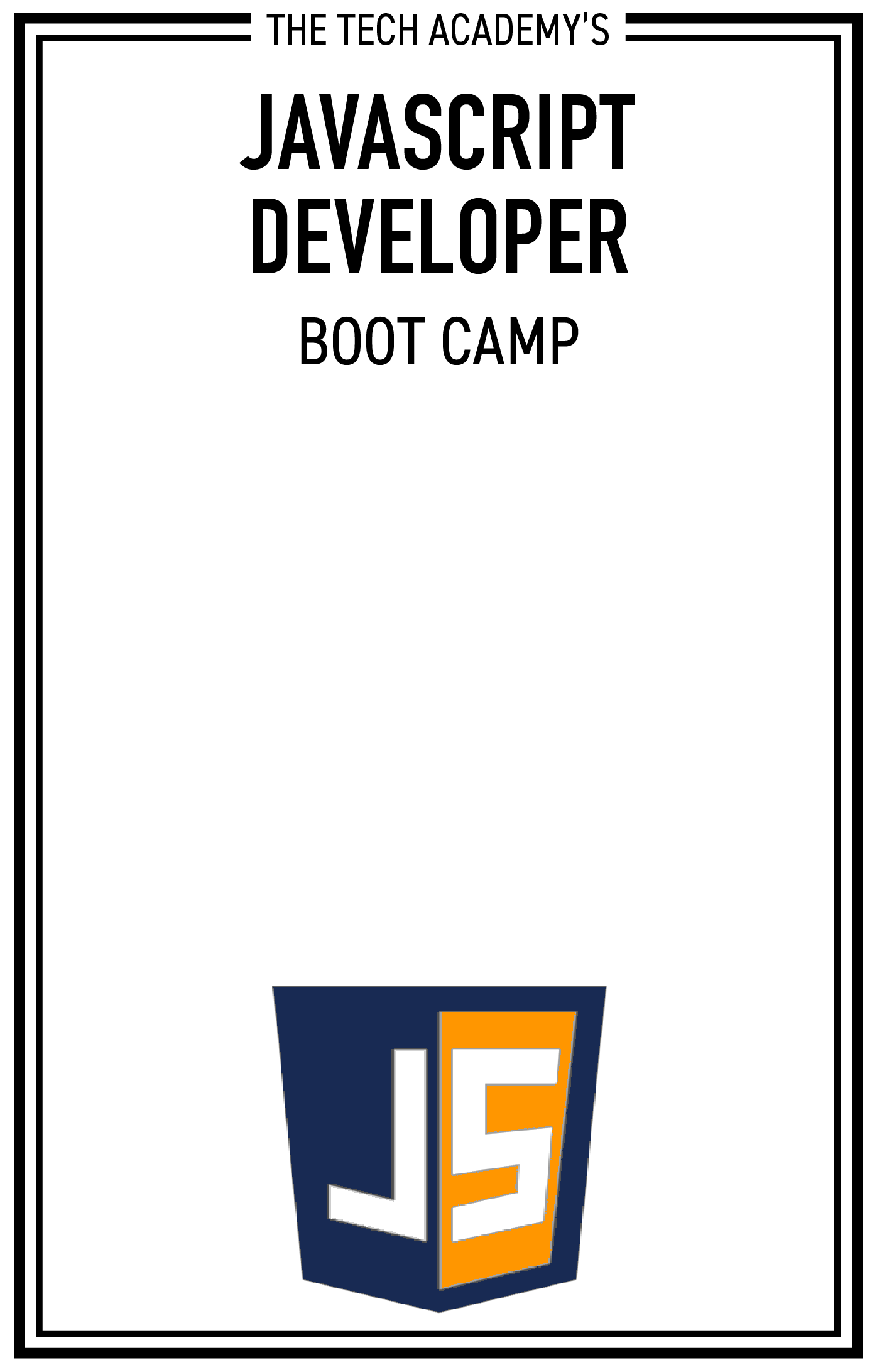 The Tech Academy JavaScript Developer Coding Boot Camp logo for online, Portland, Oregon, Denver, Colorado and Salt Lake City, Utah