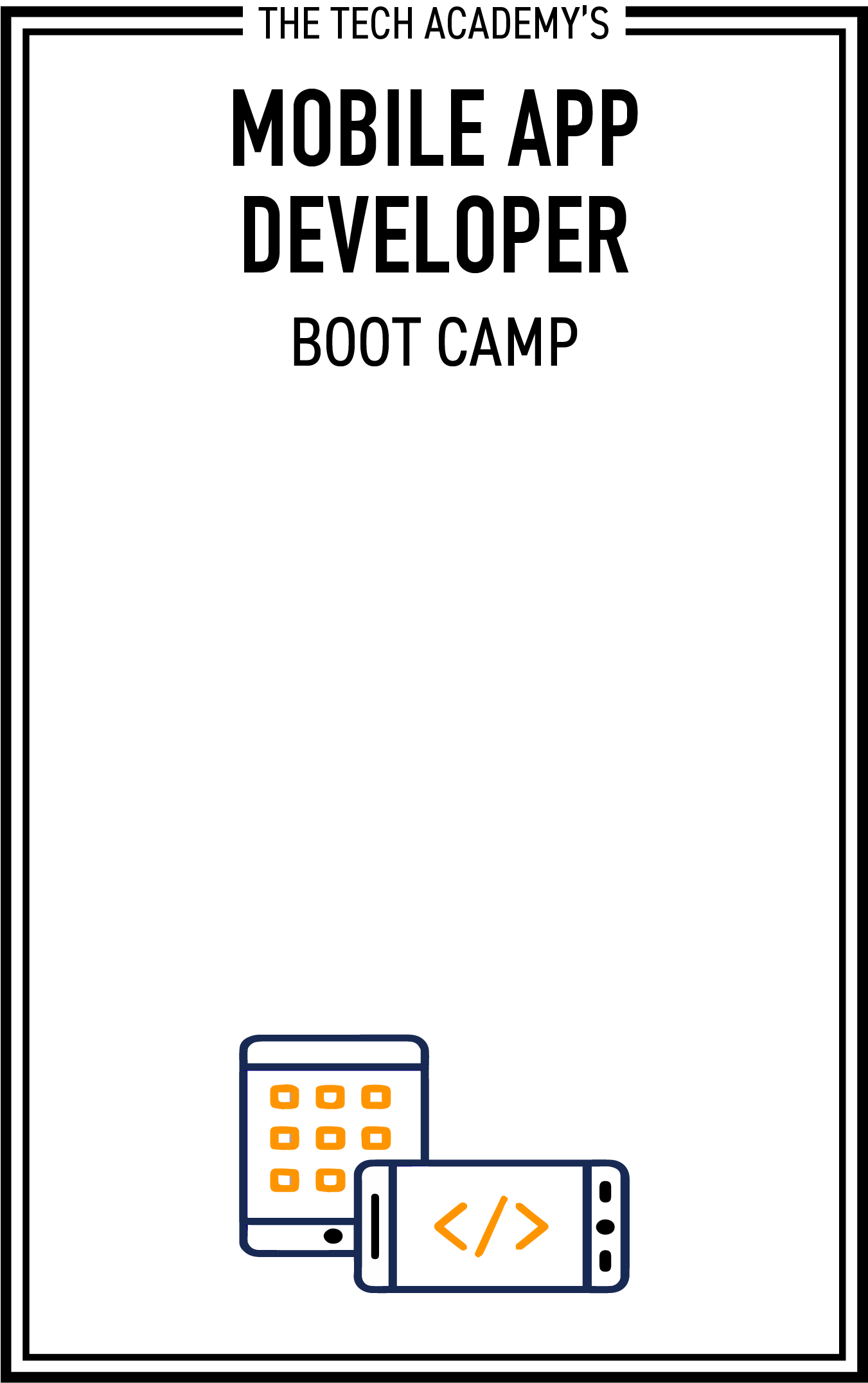 The Tech Academy Mobile App Developer Coding Boot Camp logo for online, Portland, Oregon, Denver, Colorado and Salt Lake City, Utah